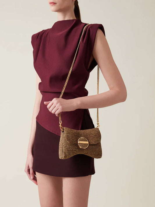 Mini-sac "Gioia" à chaîne dorée